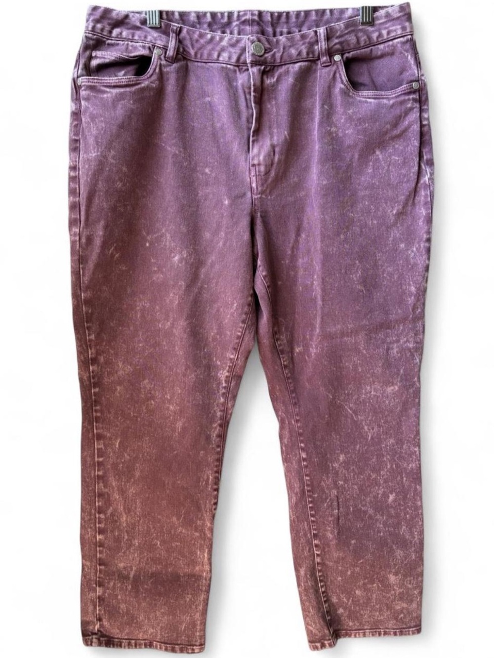Coldwater Creek purple denim jeans  acid wash 14P grunge streetwear punk retro